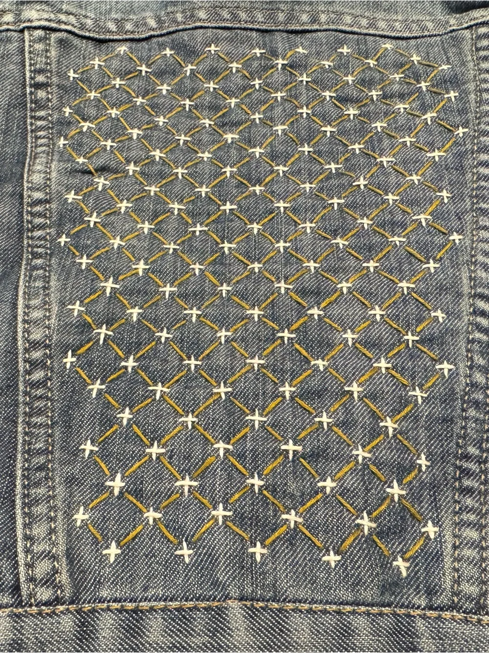 Levi's Kids 3T Denim Jacket with Sashiko Stitching
